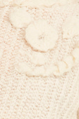 Moritz Embroidered Pullover in Alabaster