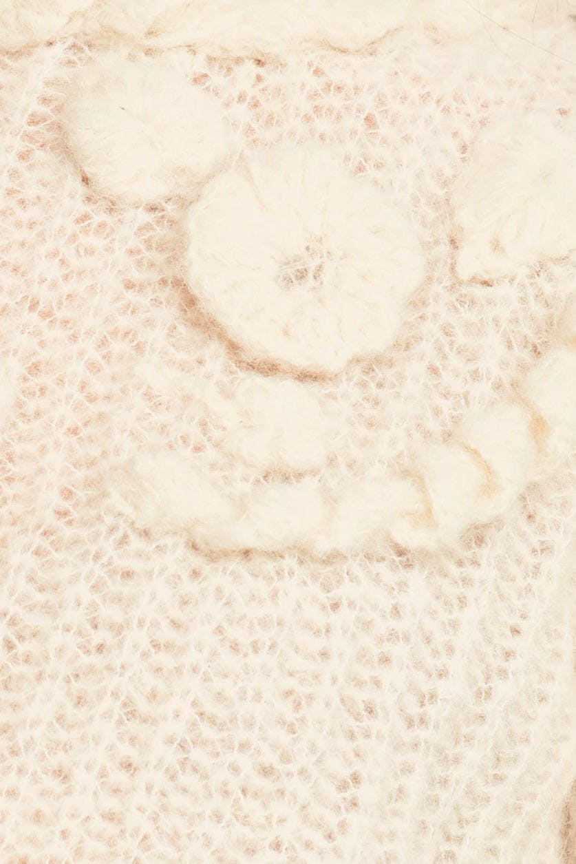 Moritz Embroidered Pullover in Alabaster