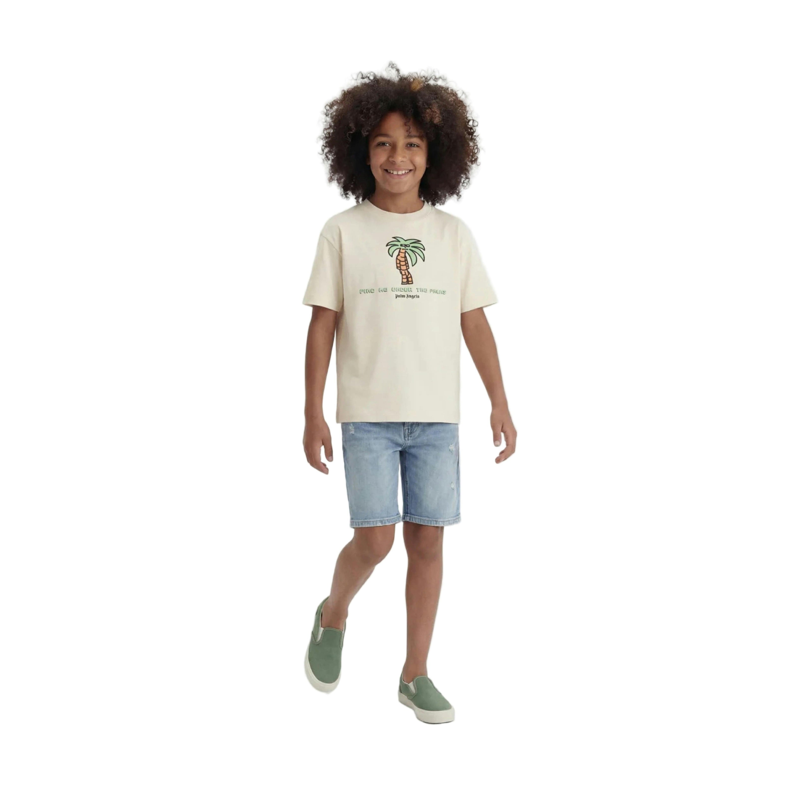 Off White‑Palmino Gamer T‑Shirt