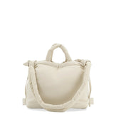 Puffy Tote in Beige