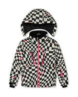 Two Piece Teknik Snowsuit Bright Pink And Checkered