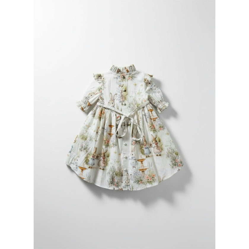 Aoki Dress-Bramble Rabbit Short Sleeve