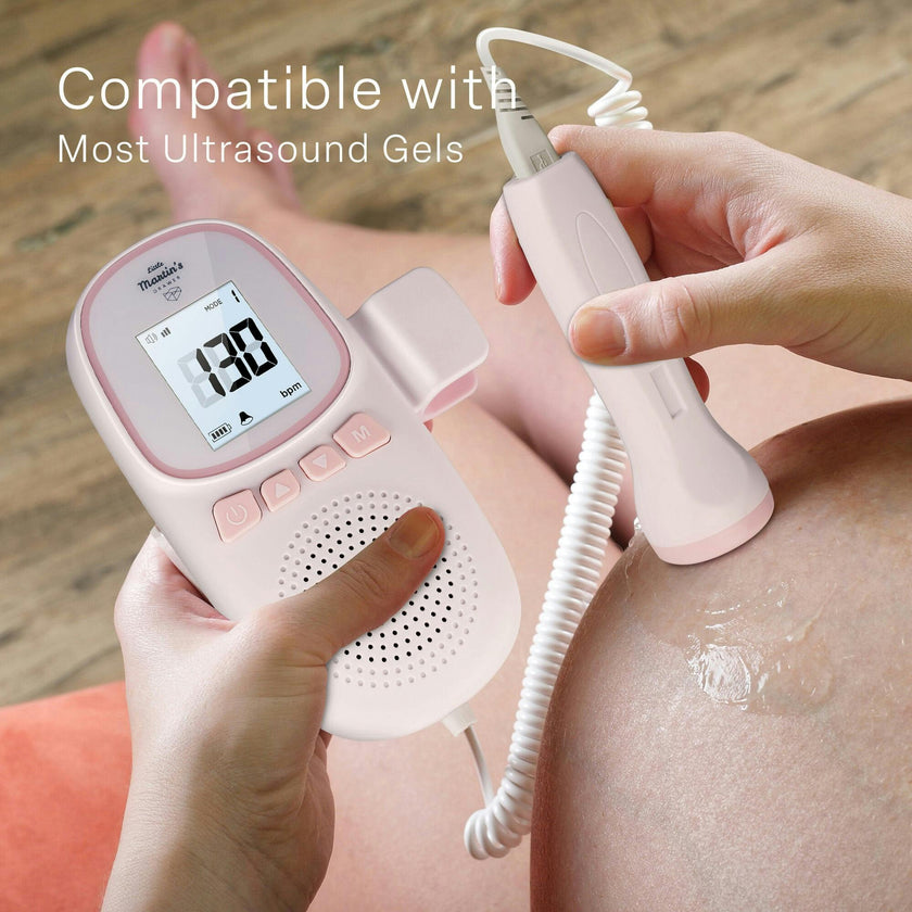 Portable Ultrasound Fetal Doppler: Pink
