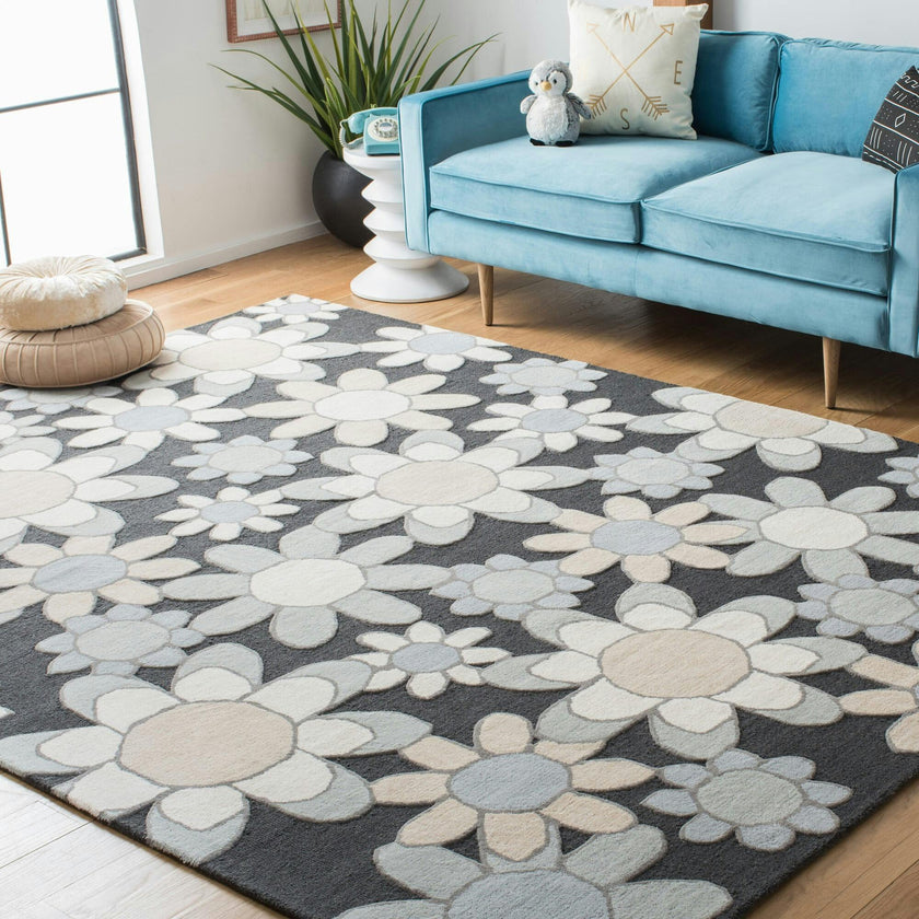 Kids Adriana Rug, Grey
