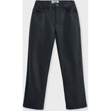 Faux Leather Straight Leg Pant