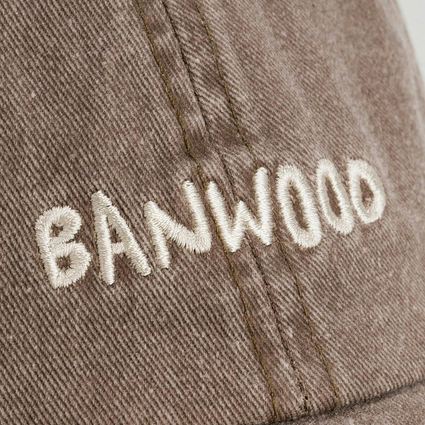 BANWOOD WASHED CAP - BROWN