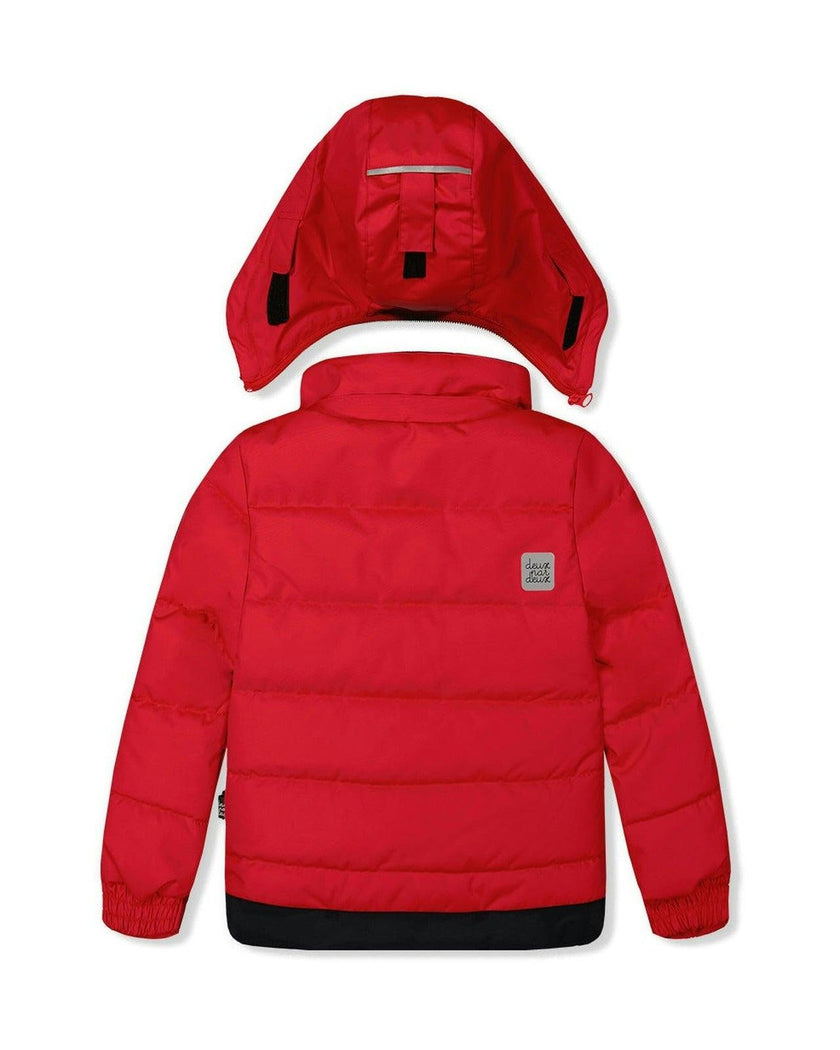 Two Piece Play Snowsuit Red With Black Pants