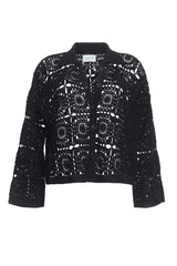 TASHA CROP JACKET | BLACK