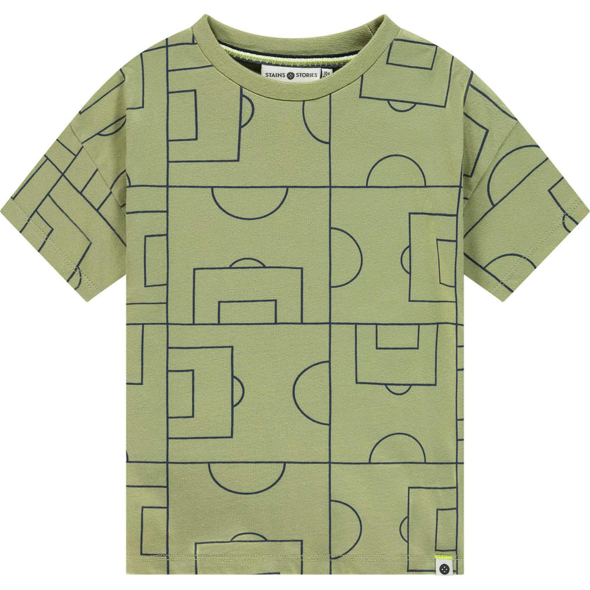 Soccer Field Short Sleeve T-Shirt