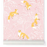 Papier peint KITSUNE coloris Rose