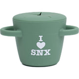 I love SNX Happy Silicon Snacker Cup With Lid