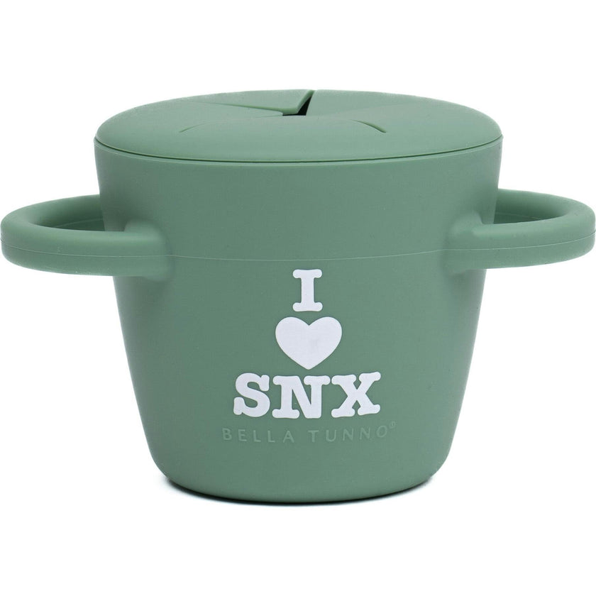 I love SNX Happy Silicon Snacker Cup With Lid