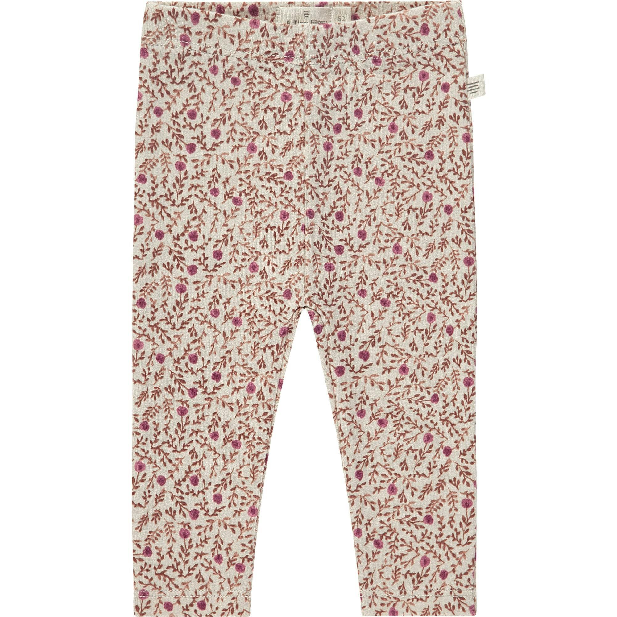 Allover Flower Print Leggings