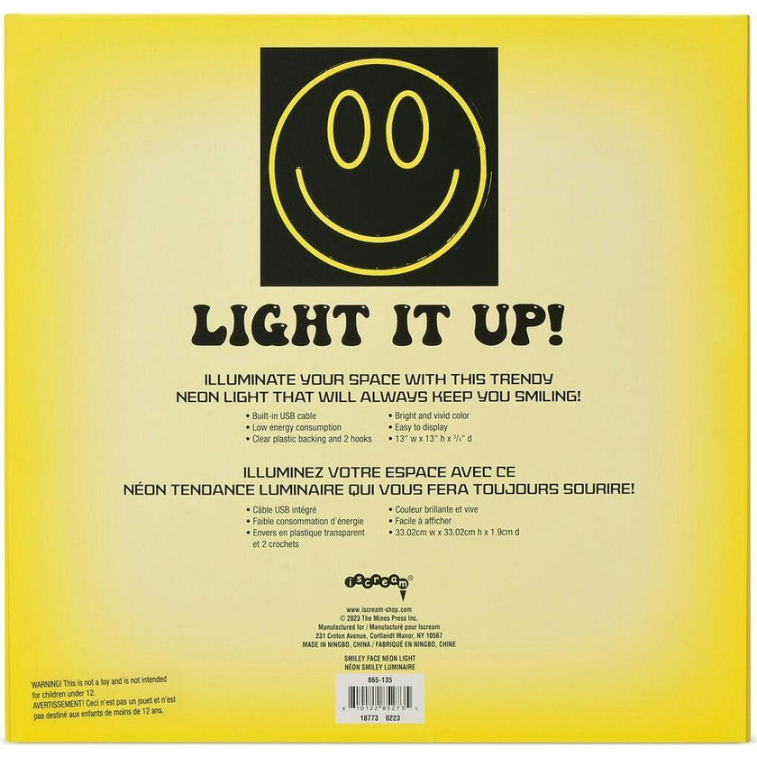 Smiley Face Neon Light