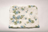 Cornflower Lane Timeless Floral Ruffle Zipper Pouch
