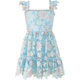 Lilia Embroidered Mini Dress
