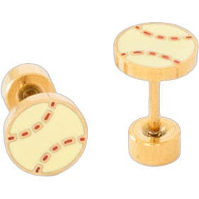 Baseball Stud Earrings