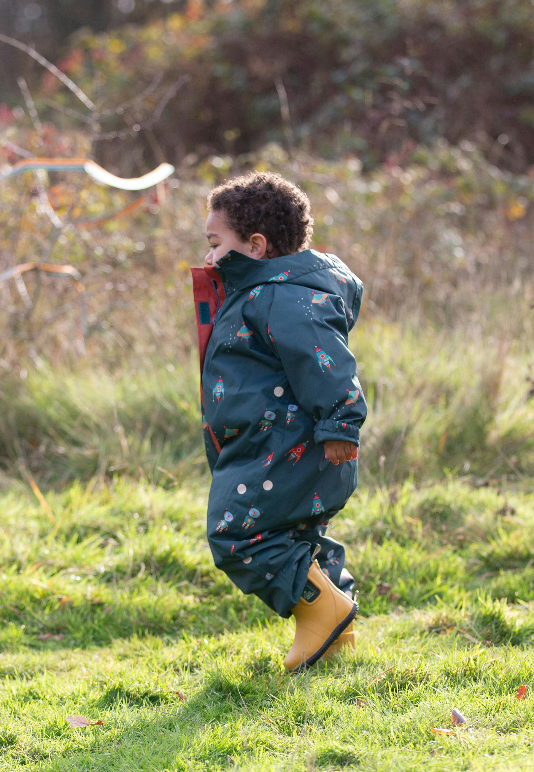 Into Space Adventure Recycled Waterproof Winter Suit, Green
