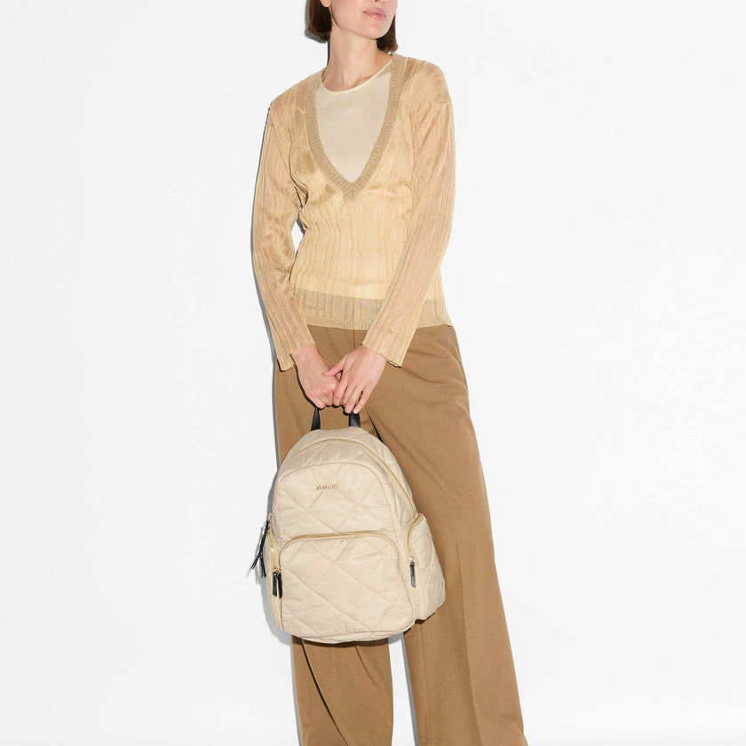 Buff/Black Madison Backpack