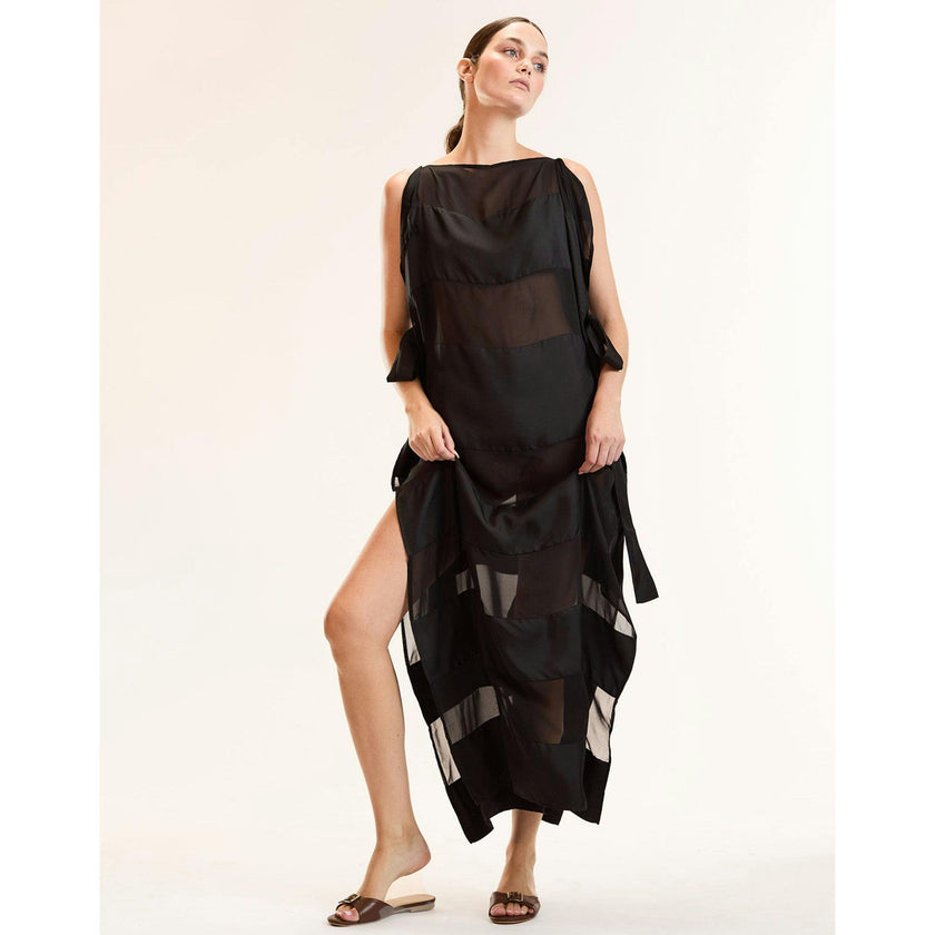 Windswept Dress, Black