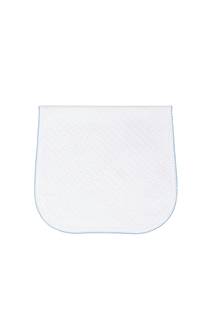 Basket Weave Baby Burp Cloth