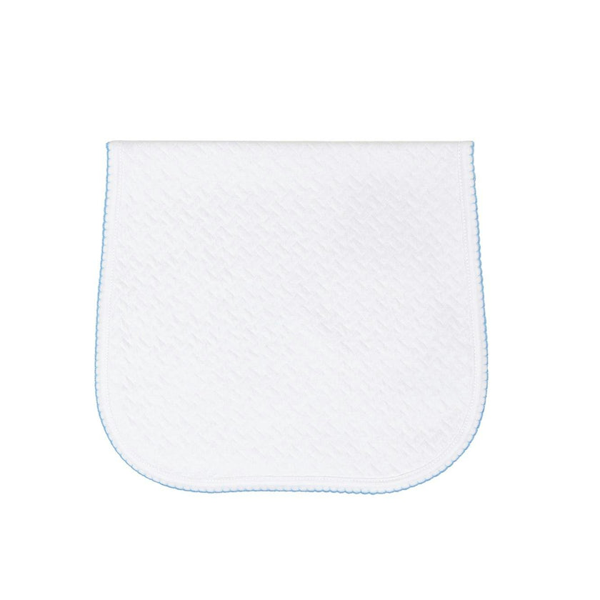Basket Weave Baby Burp Cloth