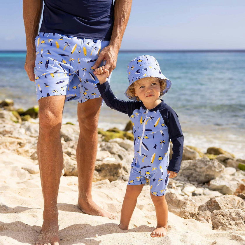 Men's Sustainable Comfort Lined Drawstring Swim Short