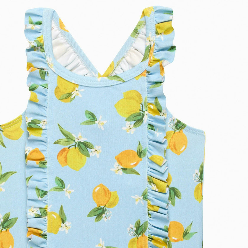 Baby Frill Swimsuit in Lemon