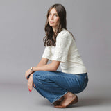 Organic Bell Sleeve Sweater Top