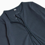 Ribbed Clever Zip Snug Fit Pajamas