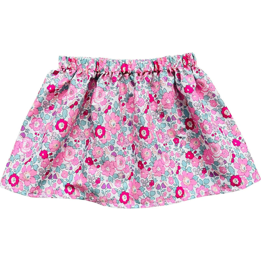 Liberty of London Childrens Elasticated Skirt - Betsy cherry