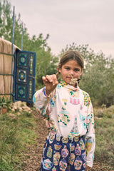 PORCELAIN TURTLE T-SHIRT CLOUDY WHITE