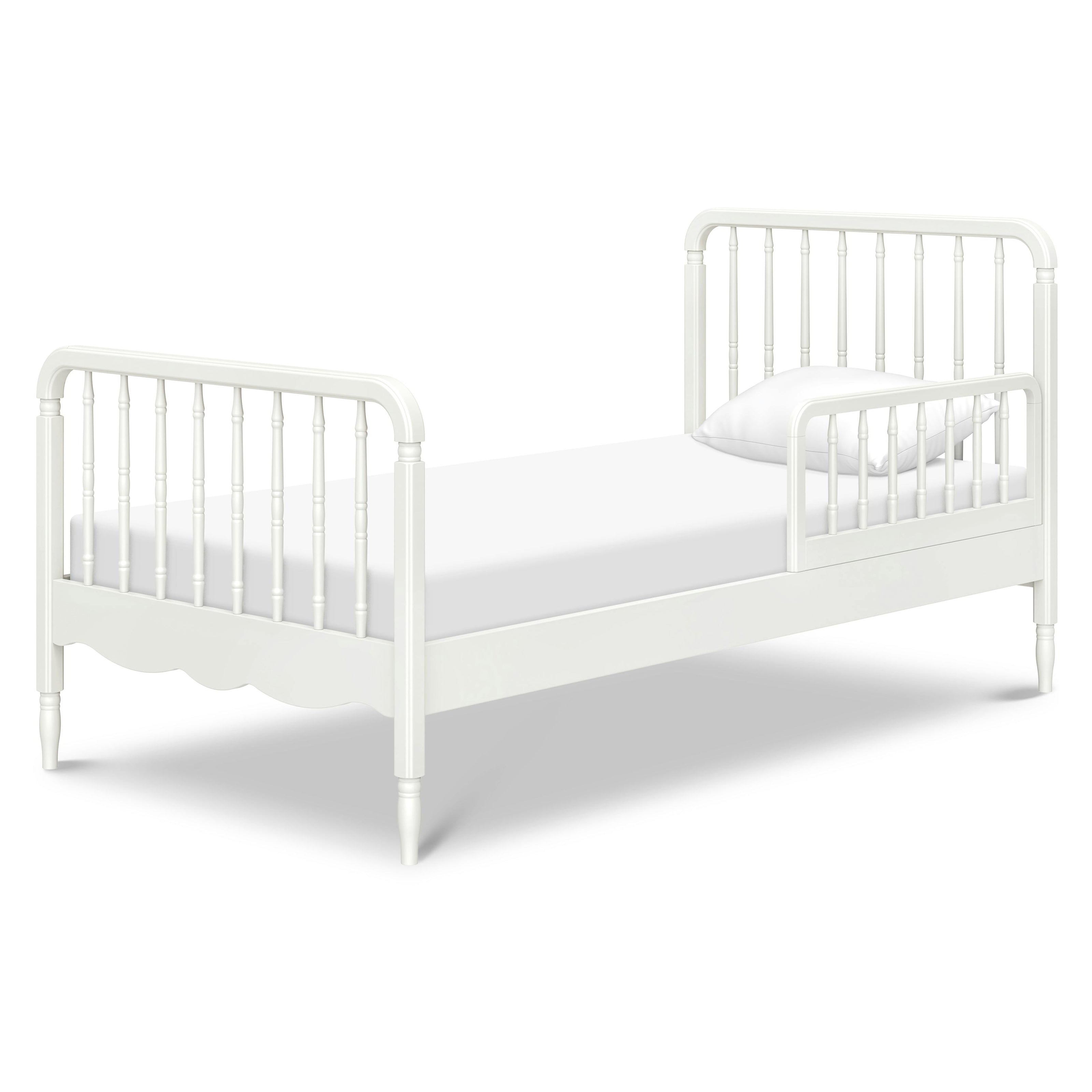 Liberty Spindle Twin Bed in Warm White