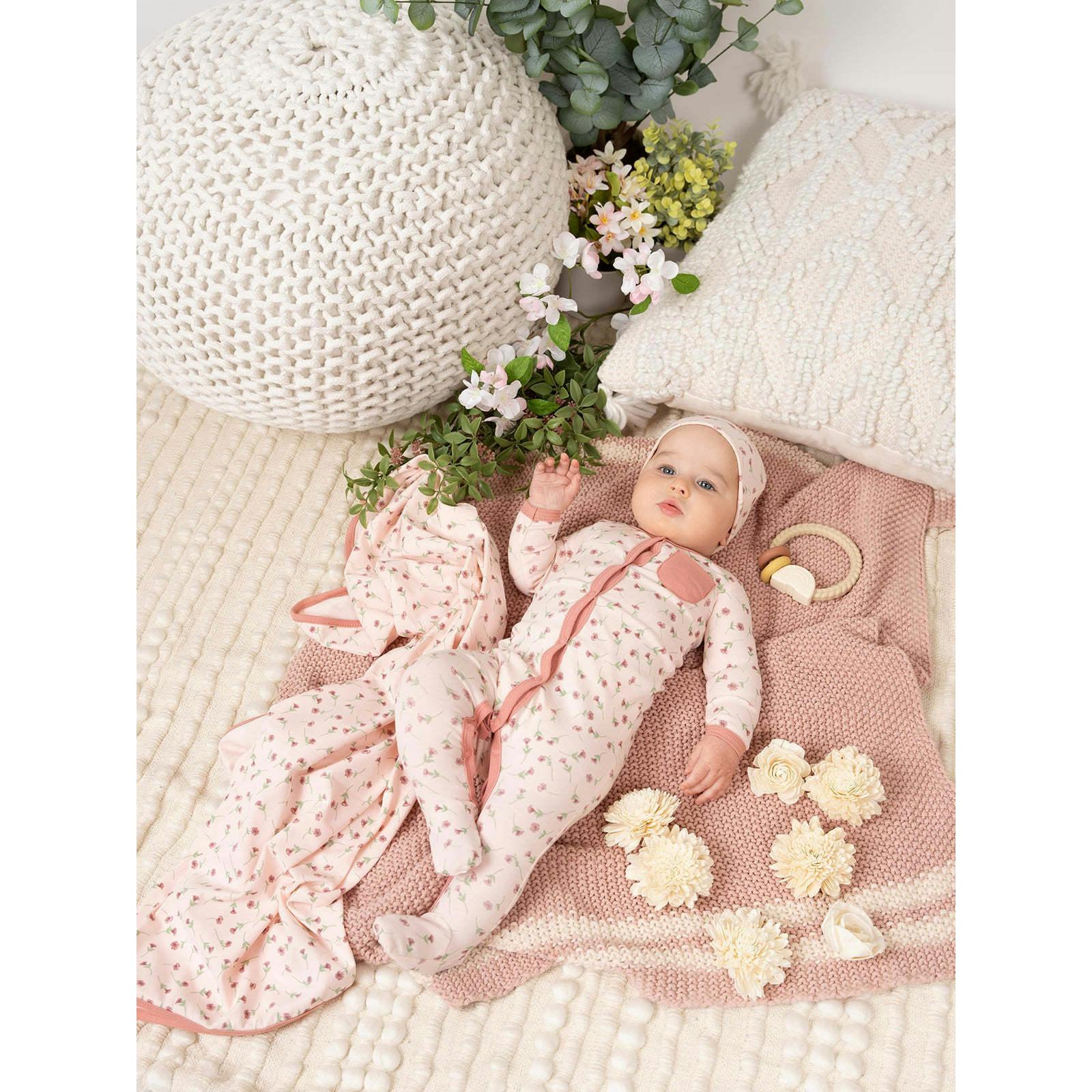 All Over Floral Footie