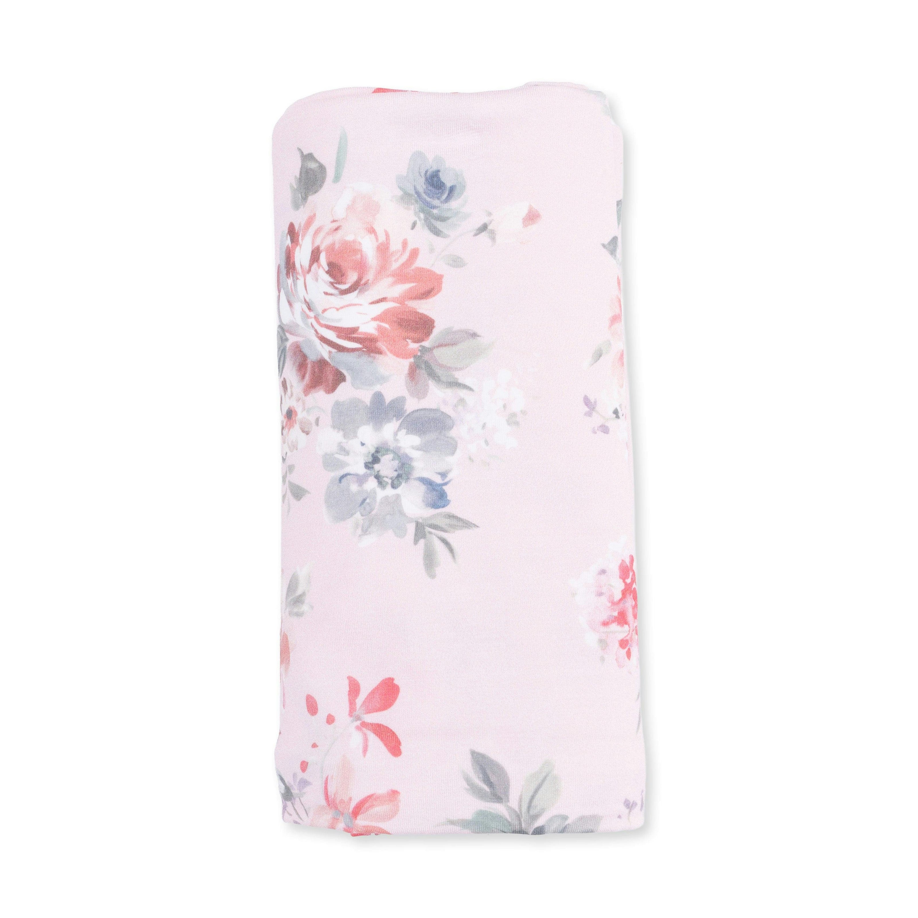 Painterly Rose Bouquets - Swaddle Blanket