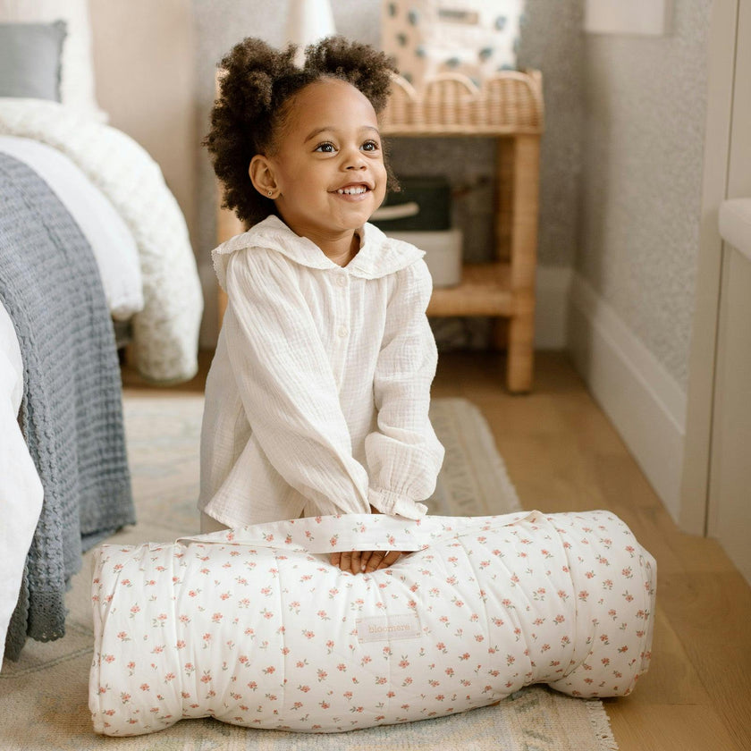 Organic Toddler Nap Roll-N-Rest Mat Set
