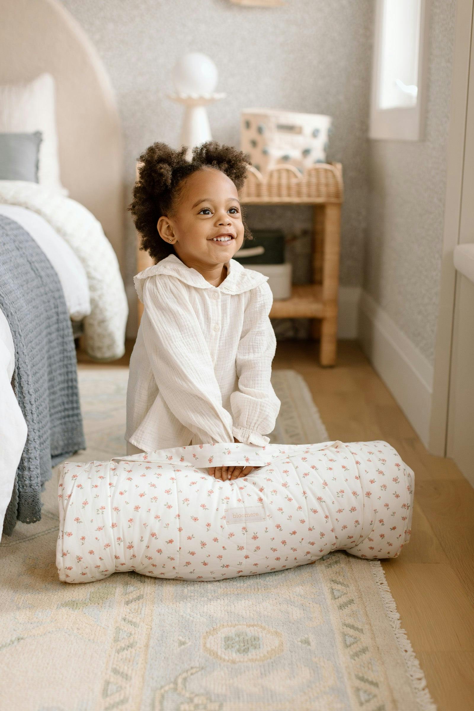 Organic Toddler Nap Roll-N-Rest Mat Set