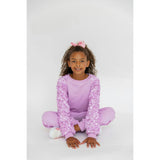 Lavender Sequin Joggers Set