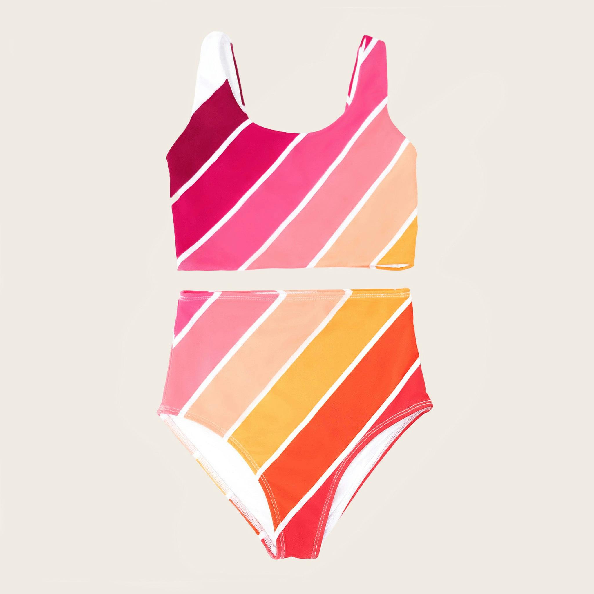 Sunset Beach Rainbow Two Piece Tank