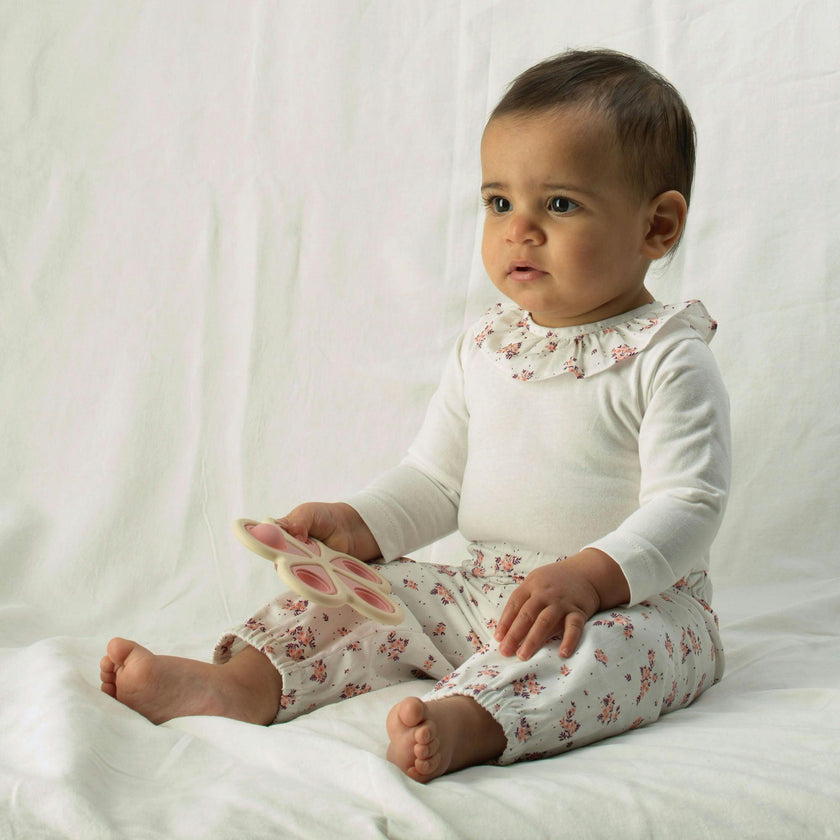 Floral Collar Body and Trousers Set