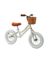Bicycle BALANCE BIKE Ivory White + Helmet