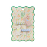 Bunnies In The Garden Bunny Hair Clip Set