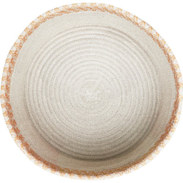 Kilo Hand Braided Thick Cord Contrast Border Basket