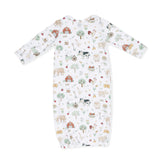 Cute Farm Animals Uni - Lap Shoulder Gown