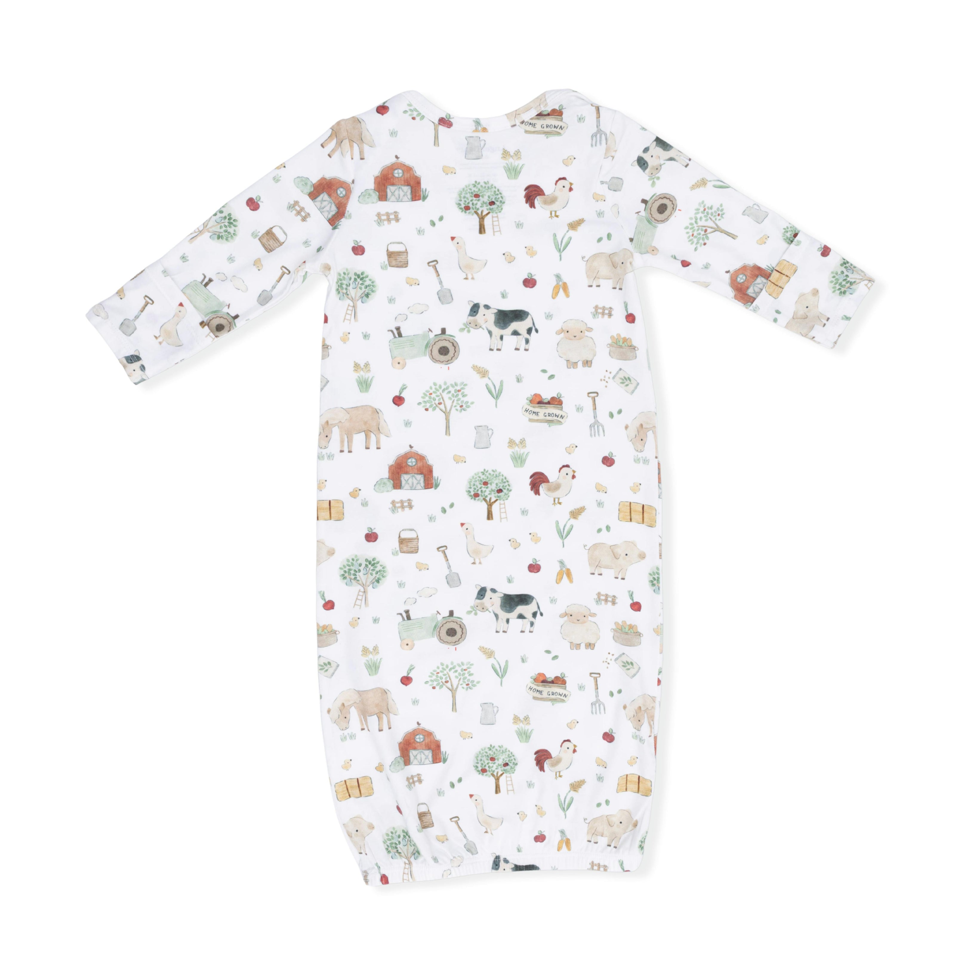 Cute Farm Animals Uni - Lap Shoulder Gown
