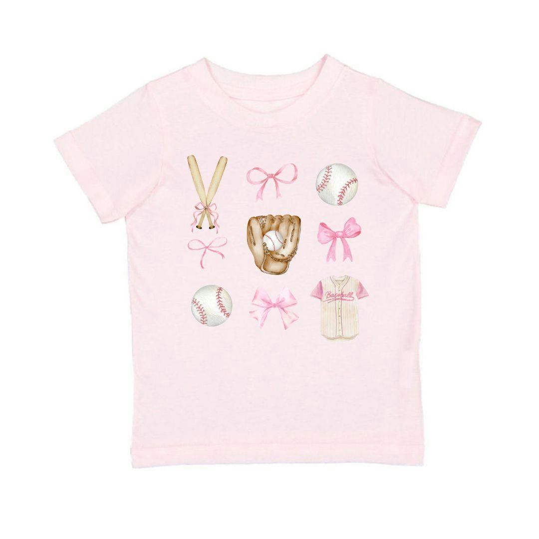 Baseball Cutie Short Sleeve T-Shirt - Ballet