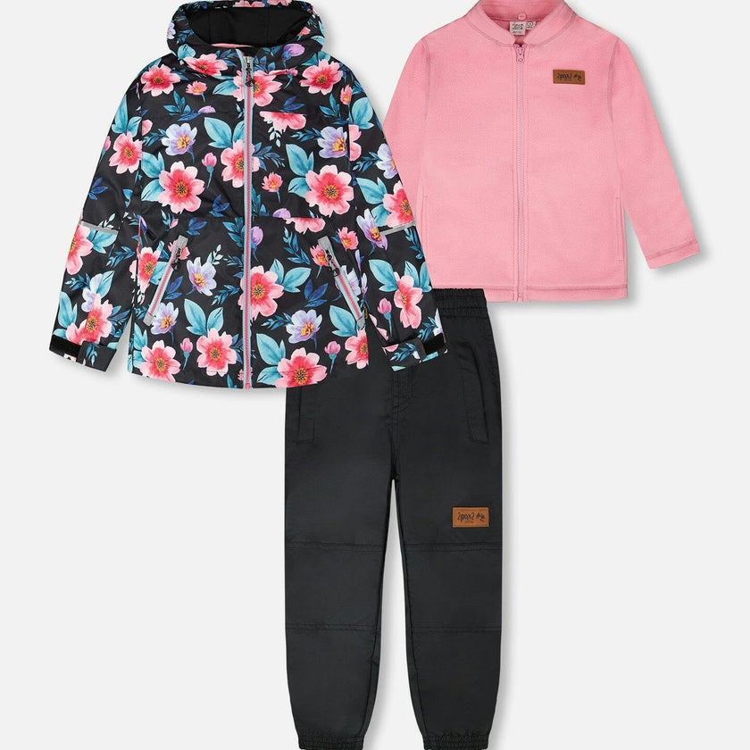 3-In-1 Two-Piece Mid-Season Outerwear Set