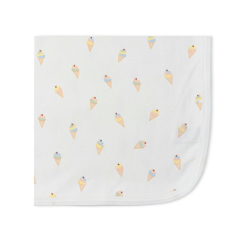 Organic Swaddle Blanket & Hat Set