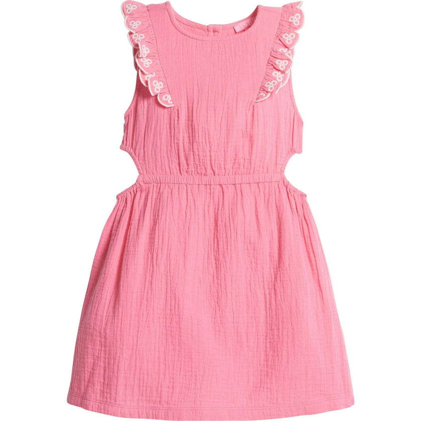 Cutout Dress - Hot Pink