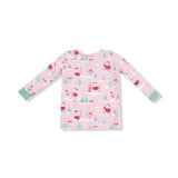 Golfing Mrs. Claus and Elves - Long Sleeve Loungewear Set
